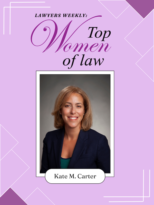 Kate Carter of Dain Torpy, Honored by Mass Lawyers Weekly in Top Women of Law